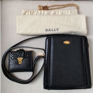 AUTHENTIC BALLY CROSSBODY BAG With MATCHING WALLET